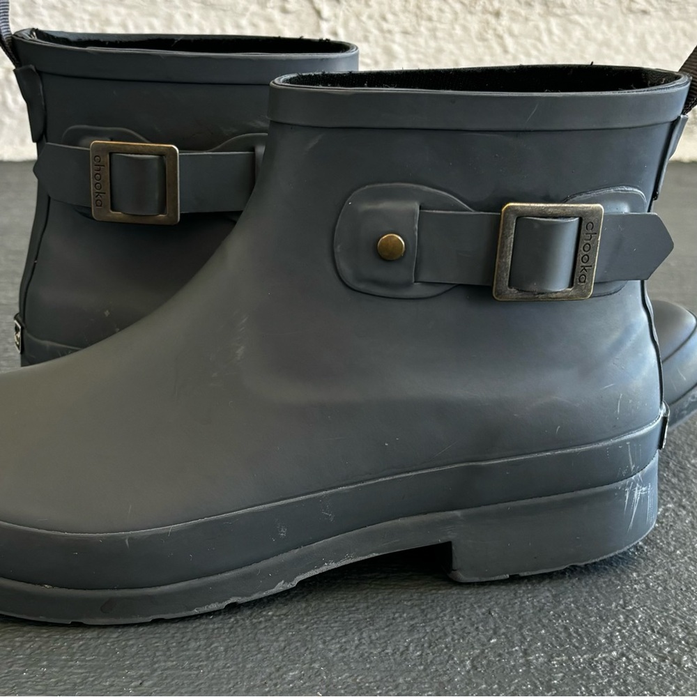 CHOOKA Eastlake Shortie Shaft Waterproof Rain Boots Ankle Rubber Booties - Picture 7 of 12